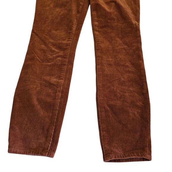 Pilcro & The Letterpress Jeans 29 Brown Corduroy High-Rise Skinny Ankle Stretch‎ - Picture 2 of 11